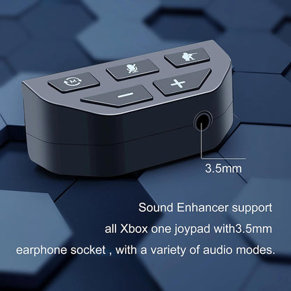 Headphone Adapter, Controller Audio Adapter, 3.5 Mm Audio Port, for Xbox One Wireless Gamepad(Black)
